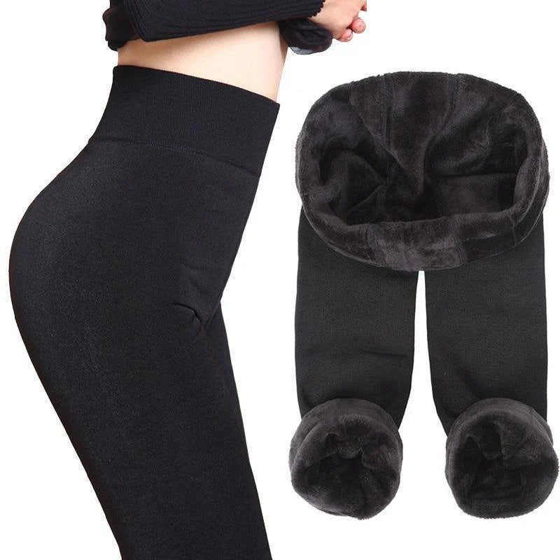 Winter Thermal Leggings High Waisted Pants For Women