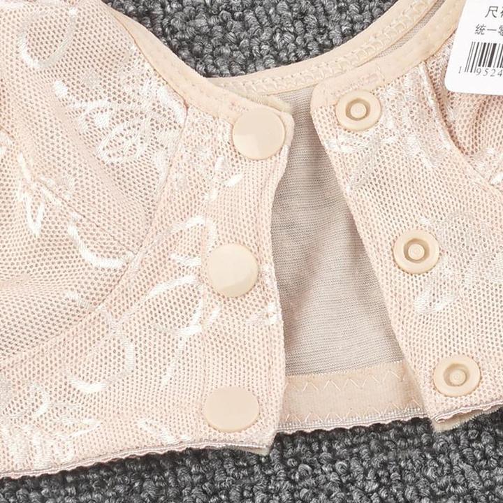 4 Button Front Open Bra
