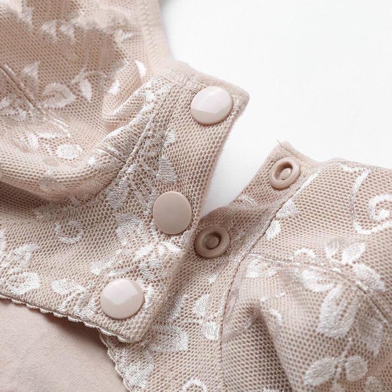4 Button Front Open Bra