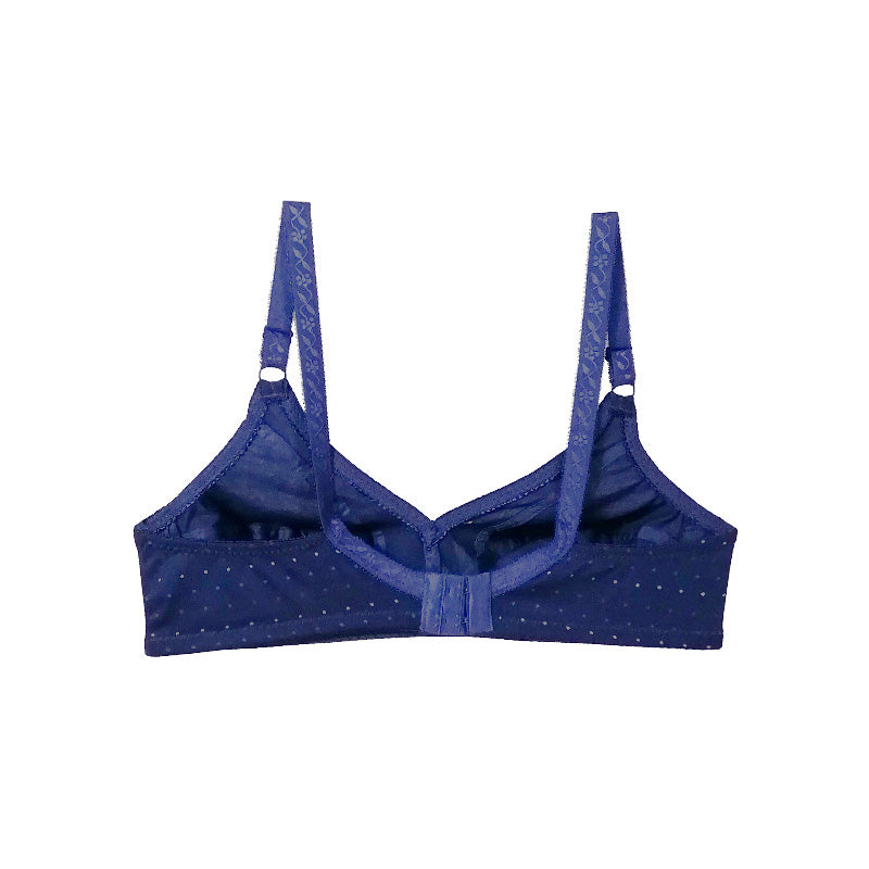 Polka Dot Cotton Regular Bra - 409