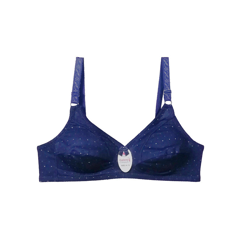 Polka Dot Cotton Regular Bra - 409