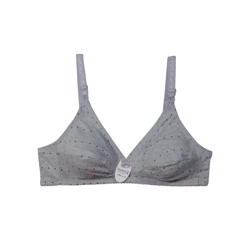 Polka Dot Cotton Regular Bra - 409