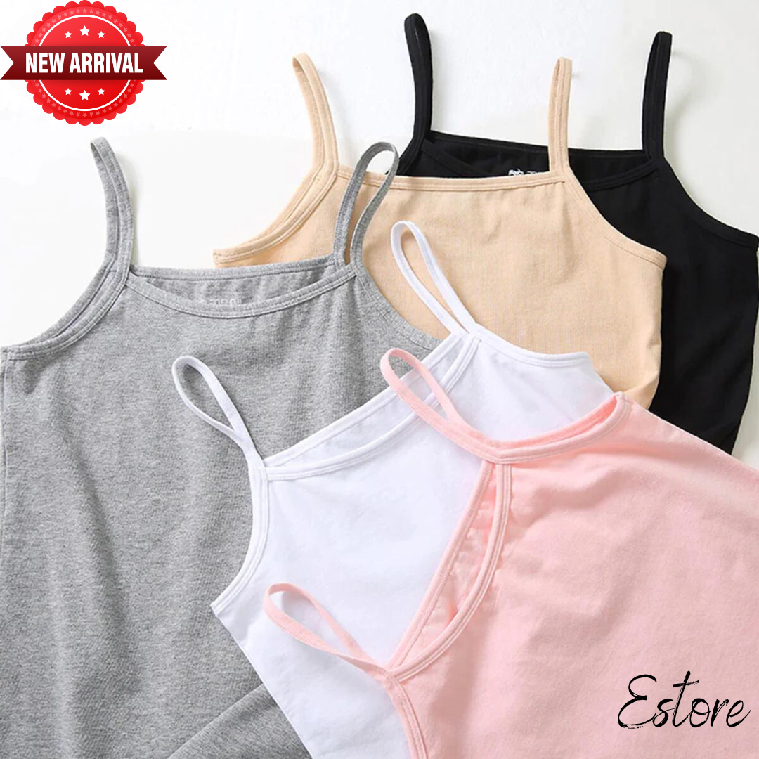 Summer Cotton Camisole Top Pack of 3 - 804