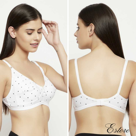 Galaxy Star Printed Cotton Bra - E013