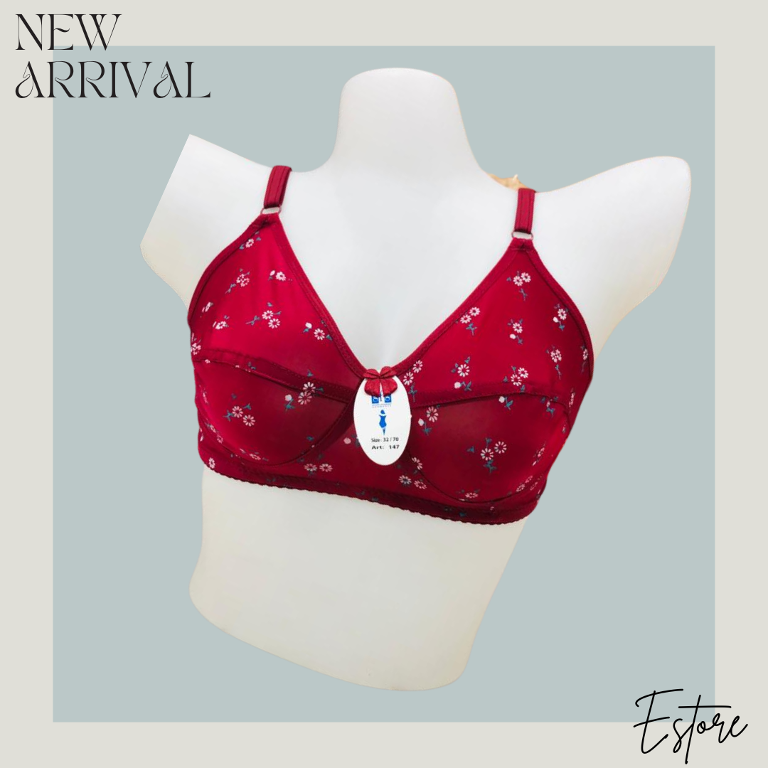 GFG Flower Cotton Bra - E23