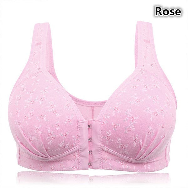 Front open push up padded bra