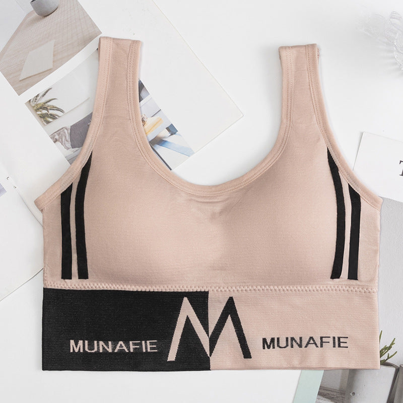 Munafie seamless sports bra