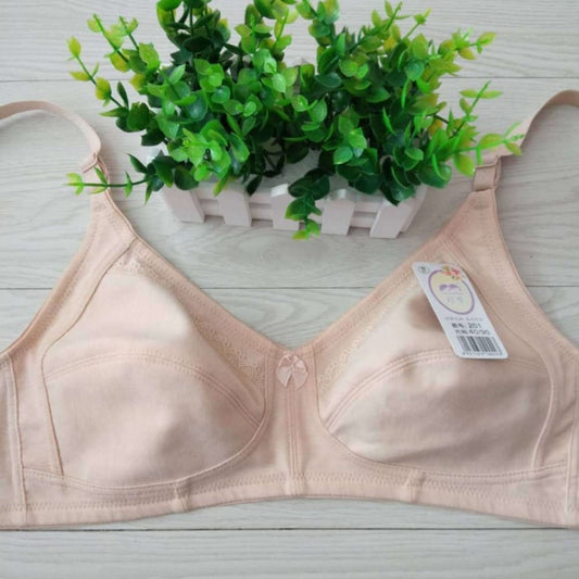 Galaxy Plain Cotton Bra - E011