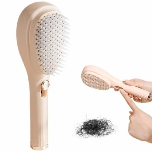 Retractable Anti-Static Hair Brush for Smooth and Frizz-Free Hair