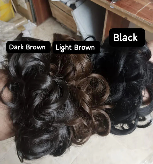 PREMIUM MESSY BUN HAIR SCRUNCHIES