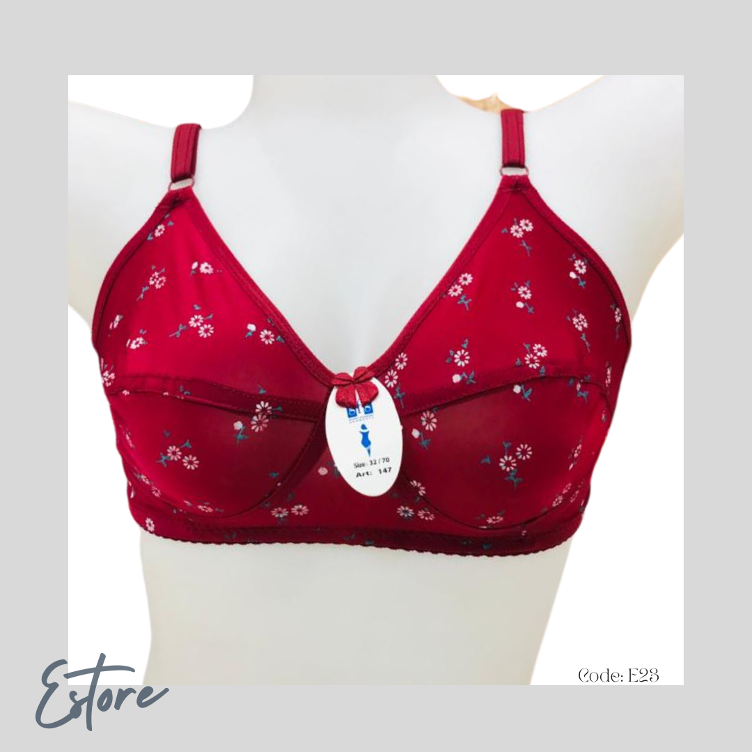 GFG Flower Cotton Bra - E23